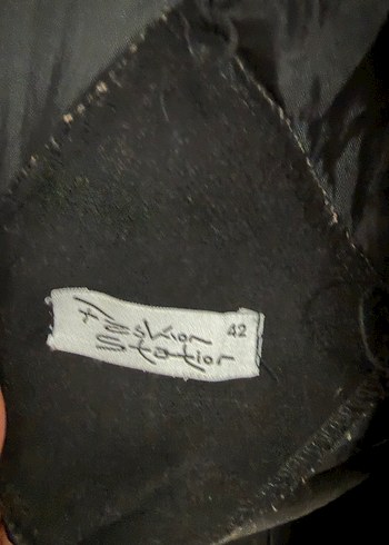 Siyah Çift Düğmeli Kadın Kaban - Görsel 2