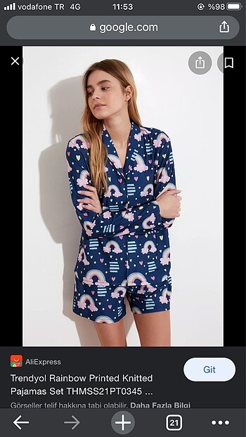 Trendyol pijama takımı