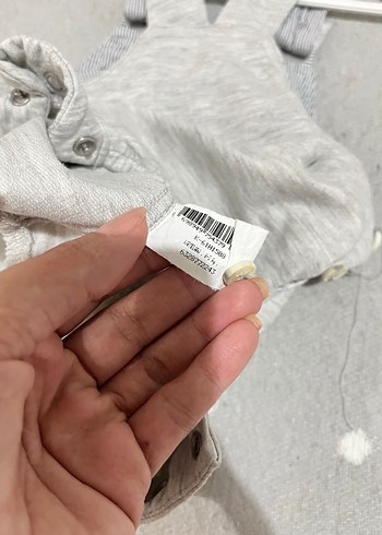 LC Waikiki Gri Erkek Bebek Triko Tulum