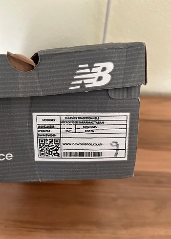 39 Beden New Balance Beyaz Gri Spor Ayakkabı