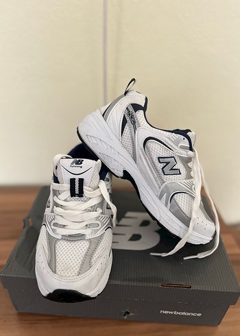 New Balance New Balance Beyaz Gri Spor Ayakkabı