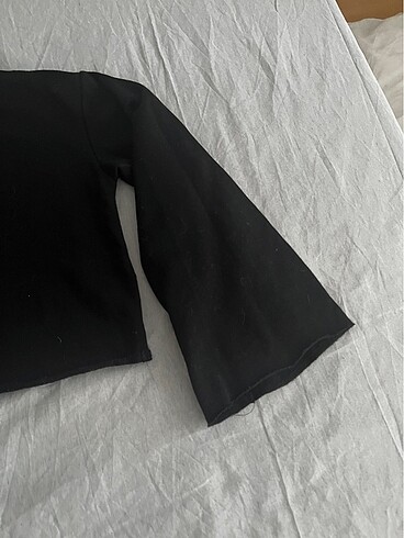 H&M Crop uzun kollu triko