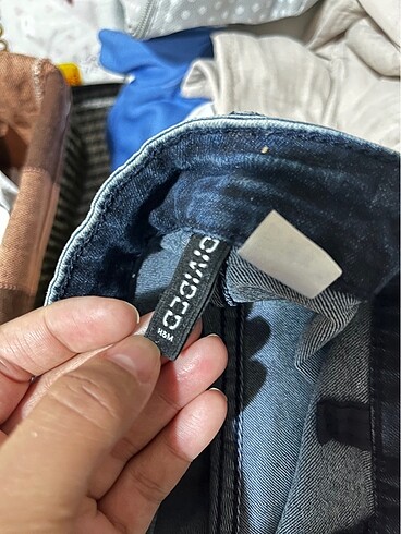 l Beden mavi Renk H&M likralı mini şort