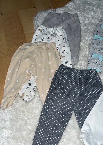 Gri Erkek Çocuk Örme Rahat Pantolon - Görsel 3