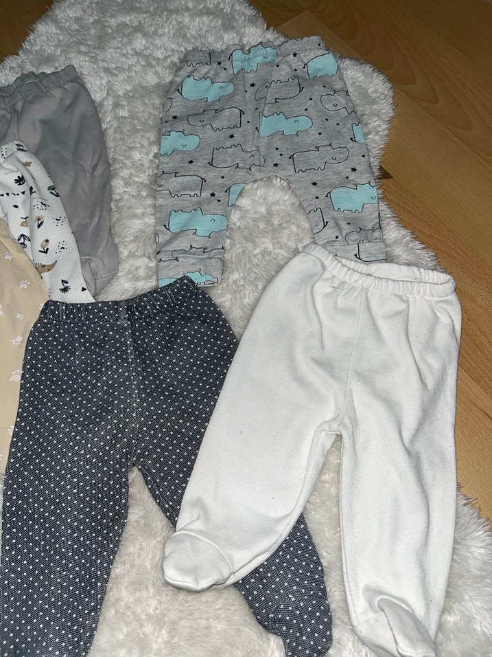 Gri Erkek Çocuk Örme Rahat Pantolon - Görsel 2