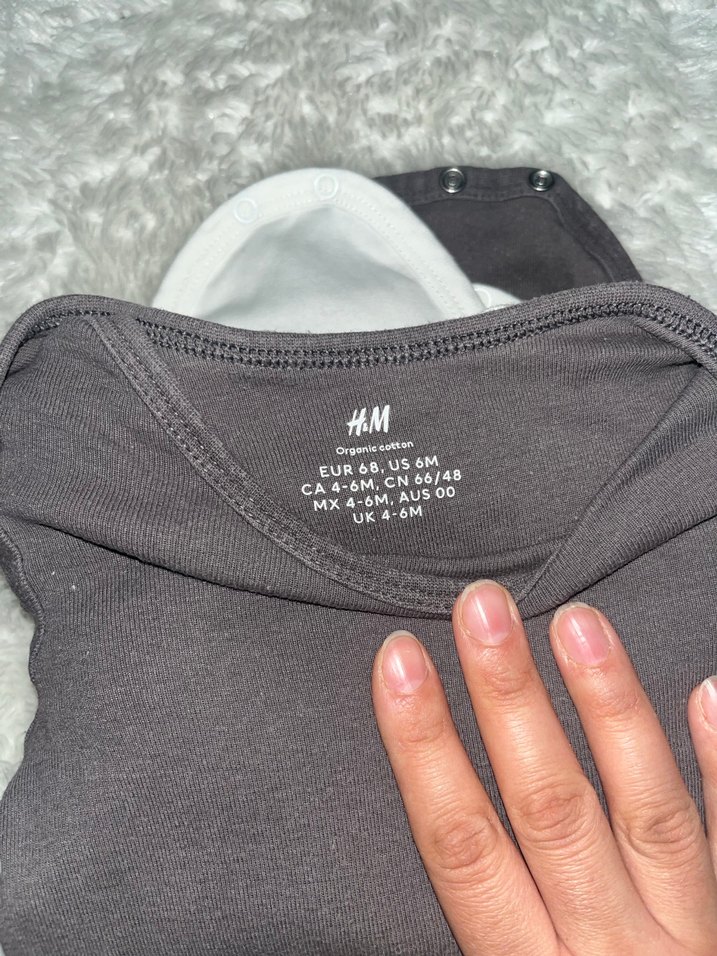 Uzun Kollu Gri Erkek Bebek Body - Görsel 4