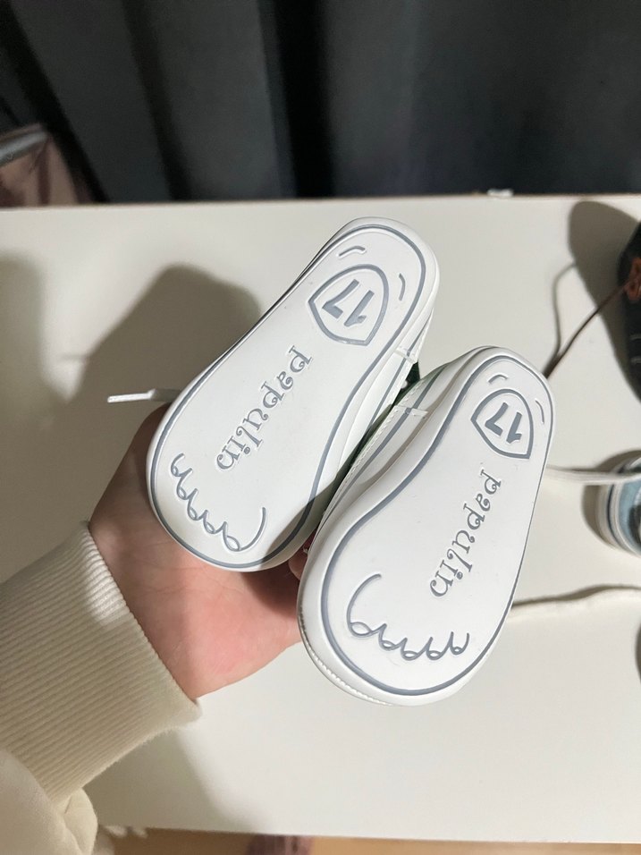 Kot Kumaş Erkek Bebek İlk Adım Ayakkabısı - Görsel 3