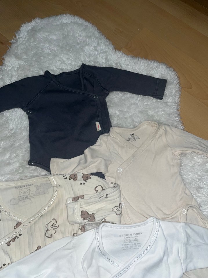 Uzun Kollu Bebek Çıtçıtlı Body zarf zıbın - Görsel 2