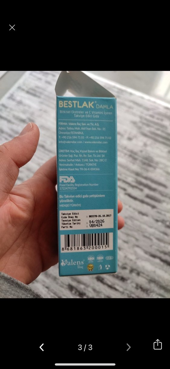 Valens Bestlak Damla 50 ml Anti-Aging Serumu - Görsel 3