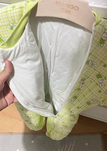 Nakışlı Yeşil Kız Bebek Tulumu - Görsel 2