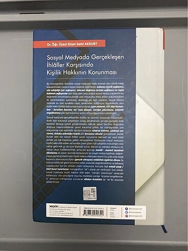 Beden Sosyal Medyada Gerçekleşen İhlaller Karşısında Kişilik Hakkının