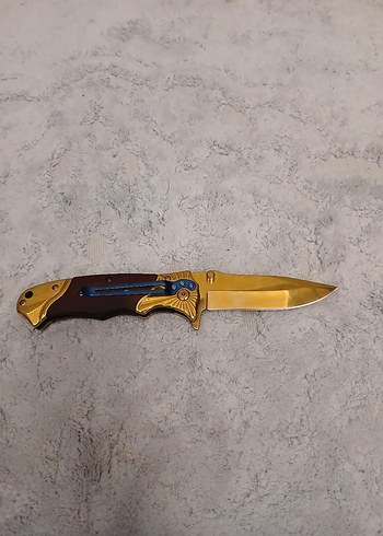 brownıng Altın Renkli Katlanabilir Cep Bıçağı - Görsel 7