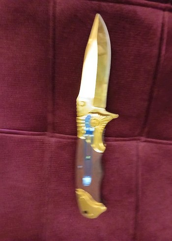 brownıng Altın Renkli Katlanabilir Cep Bıçağı - Görsel 8