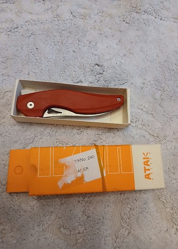 atak Kahverengi Saplı Katlanır Çakı - Görsel 6