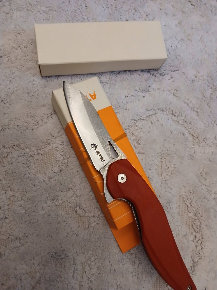 atak Kahverengi Saplı Katlanır Çakı - Görsel 5