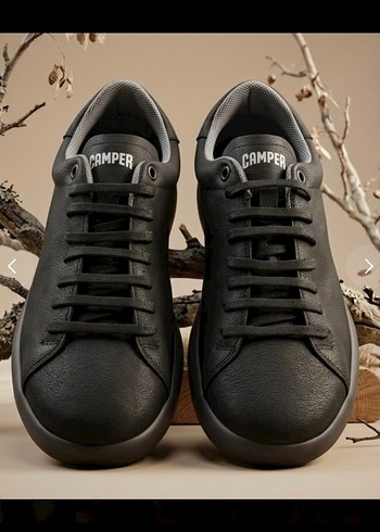 Camper Siyah Deri Orjinal Sneaker