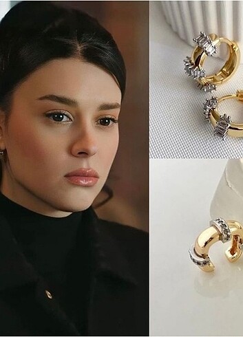 Diğer Vip taşlı küpe 
