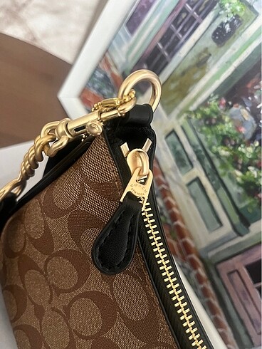 Beden kahverengi Renk Coach Teri Model İthal Çanta