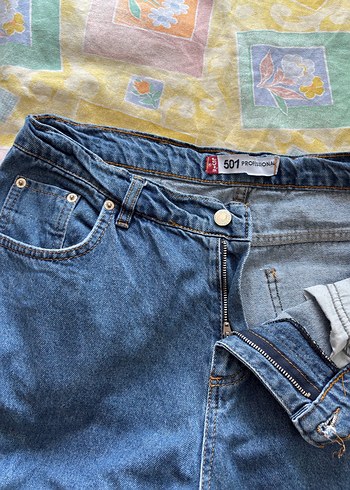 Levis Levi S 501 Original Fit Mavi Denim Jean