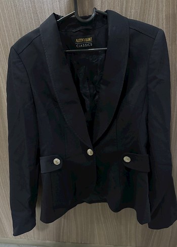 Altınyıldız Sikligin Simgesi Siyah Tek Dugmeli Blazer Ceket