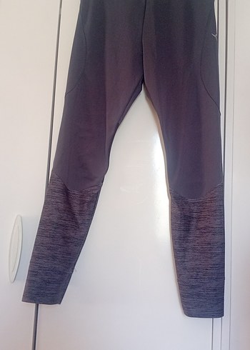 Decathlon Koyu Gri Esnek Spor Tayt