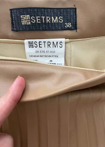 Diğer Setrms Taba Rengi Deri Sikligi