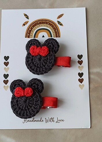 Örgü Mickey mouse toka
