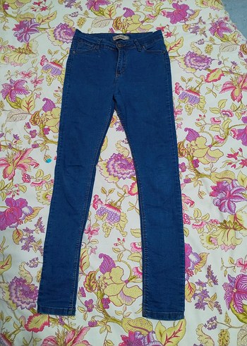 Diğer Koyu Mavi Dar Kesim Denim Jean