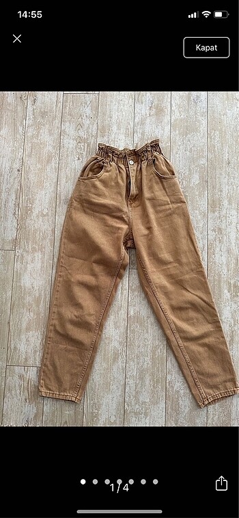 Beli lastikli pantolon