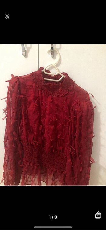 Zara bluz bordo