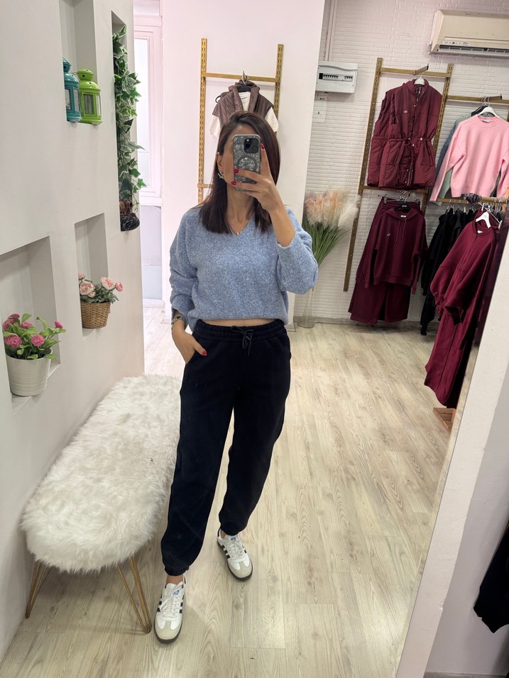 Dilvin v yaka Yumoş triko - Görsel 3