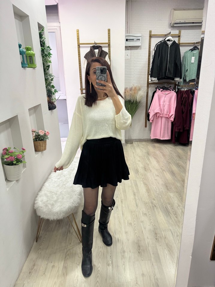 Dilvin salaş bej merserize - Görsel 3