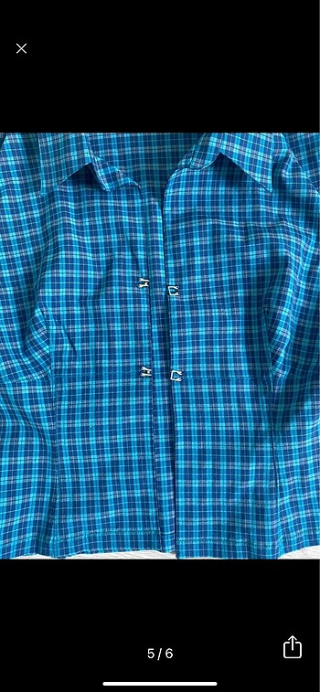 38 Beden mavi Renk Vakkorama ceket / gömlek
