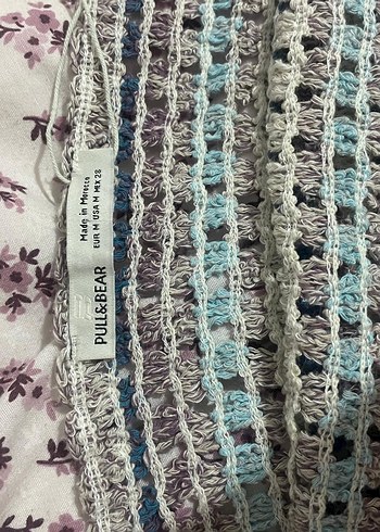 Pull and Bear Pastel Tonlarda Bohem Orgu Sal