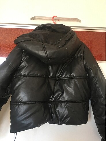 36 Beden siyah Renk siyah deri mont