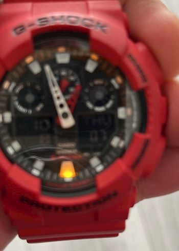 Casio G Shock Kirmizi Spor Saat
