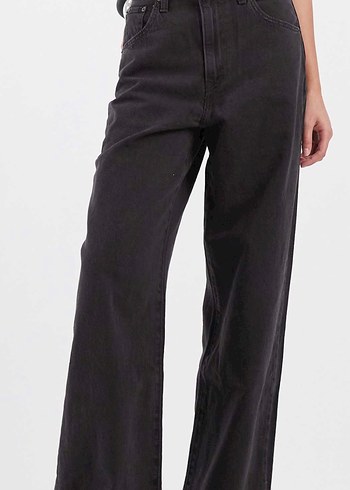 Levis Yuksek Bel Siyah Denim Pantolon Rahat Ve Sik