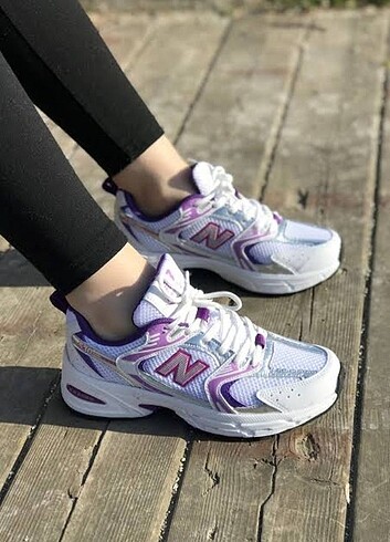 38 Beden New Balance 530 beyaz spor ayakkabı
