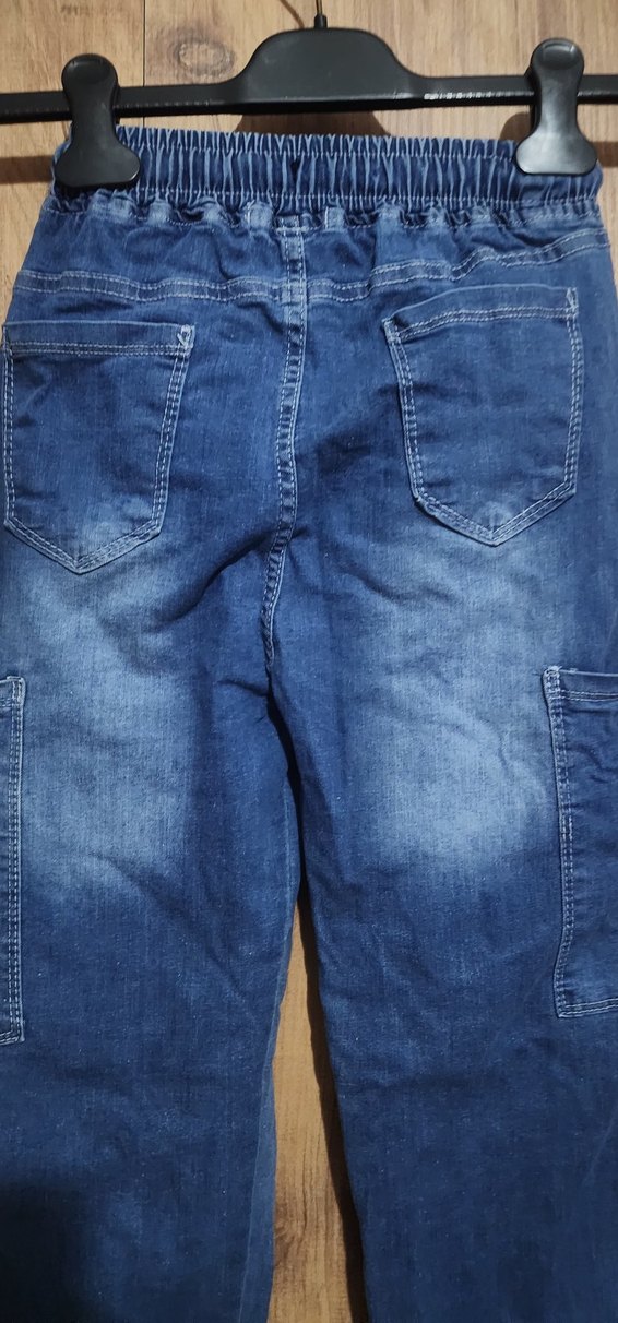 mavi kot pantolon - Görsel 4