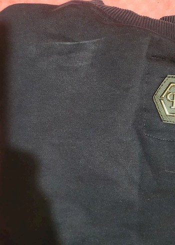 Philipp Plein Siyah Baskılı Sweatshirt - Görsel 4