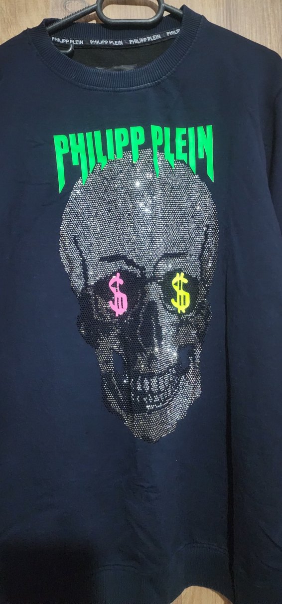 Philipp Plein Siyah Baskılı Sweatshirt - Görsel 3