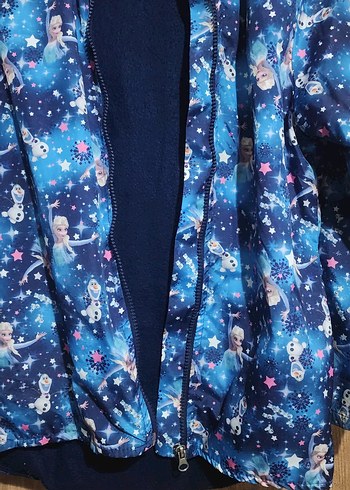 Kız Çocuk Kapüşonlu Fermuarlı Yağmurluk - Görsel 5