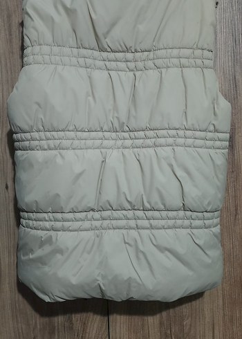 Kız Çocuk Gri Fermuarlı Sıfır Kol Yelek - Görsel 2