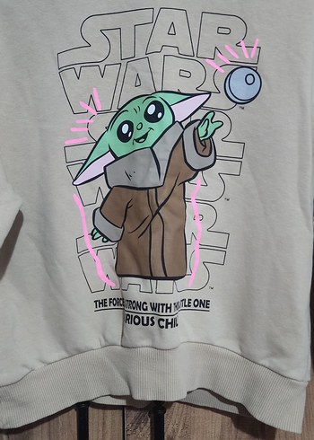 Kız Çocuk Uzun Kollu Fırfırlı Pembe Tişört ve sweet - Görsel 2