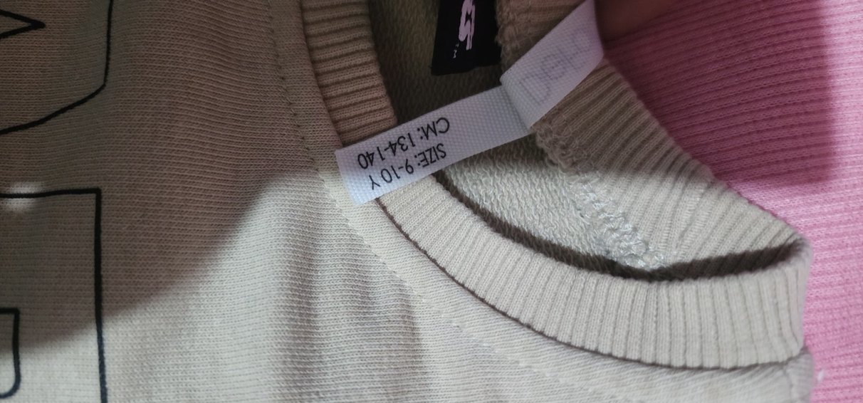 Kız Çocuk Uzun Kollu Fırfırlı Pembe Tişört ve sweet - Görsel 5