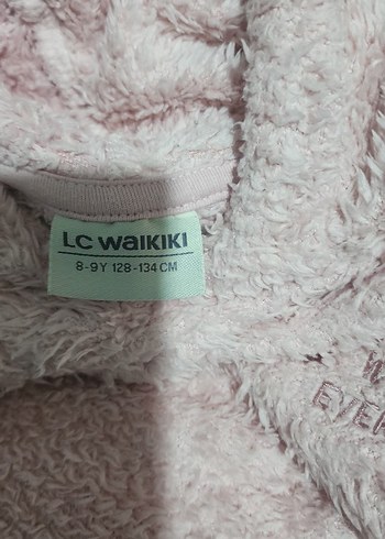 Kız Çocuk Pembe Peluş Sweatshirt - Görsel 3