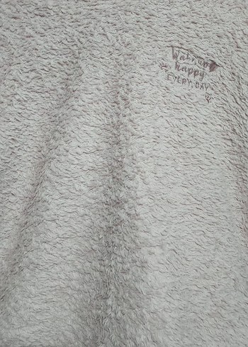 Kız Çocuk Pembe Peluş Sweatshirt - Görsel 4