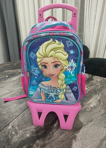 Lisanslı orijinal Disney Elsa okul çantası 