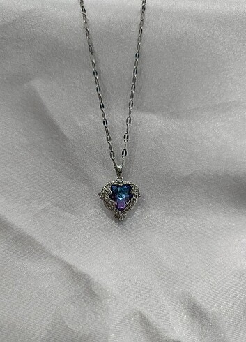 Stainless Stell 316L İtalyan Çelik Zirkon Taş Kolye - Görsel 5