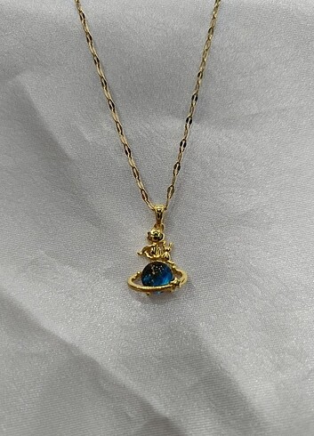 Stainless Stell 316L İtalyan Çelik Zirkon Taş Kolye - Görsel 8